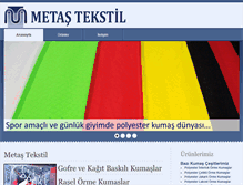 Tablet Screenshot of metastekstil.com